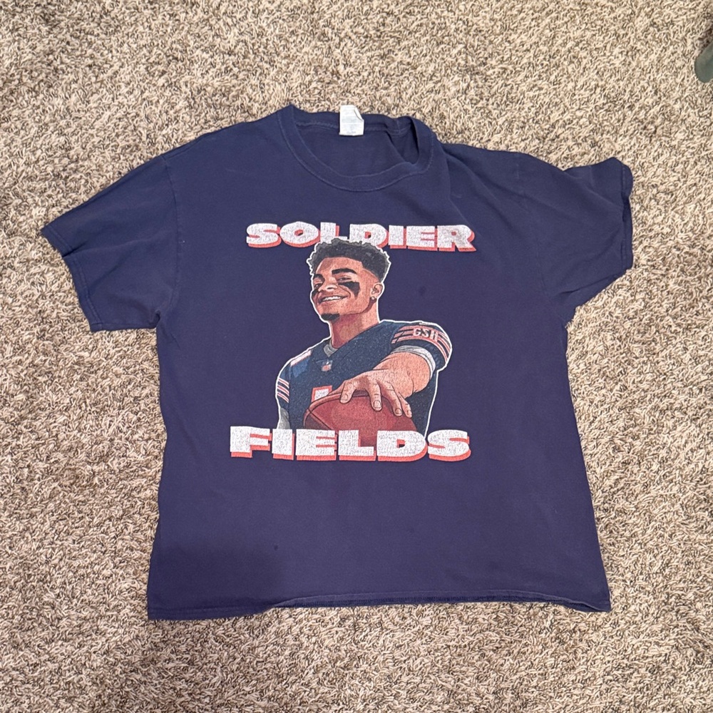 Soldier Fields Navy Kids Graphic Tee